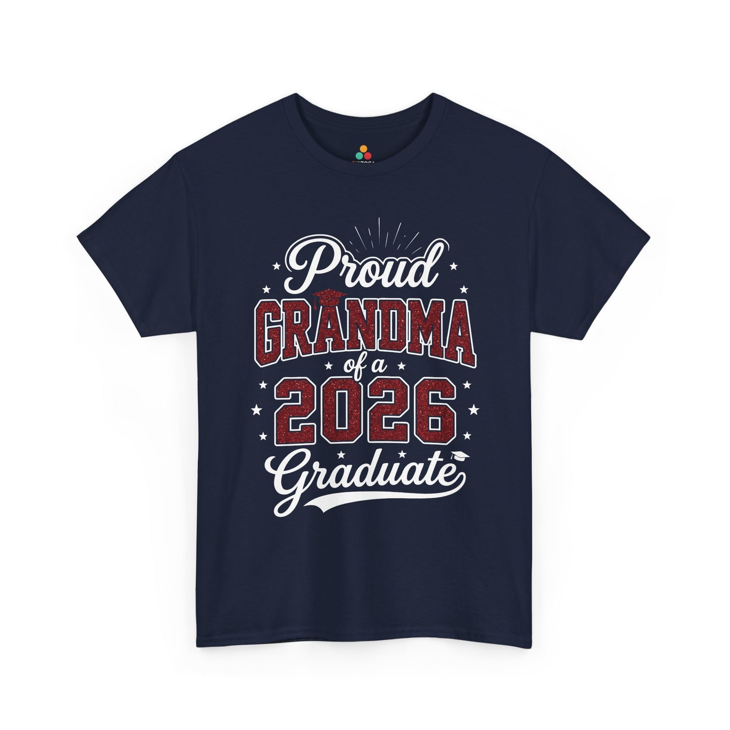 Proud Grandma of a 2026 Graduate Unisex T-shirt Gift | TEEZOCA 