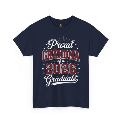 Proud Grandma of a 2026 Graduate Unisex T-shirt Gift | TEEZOCA 