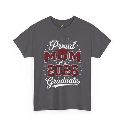 Proud Mom of a 2026 Graduate Unisex T-shirt Graduation Gift | TEEZOCA 