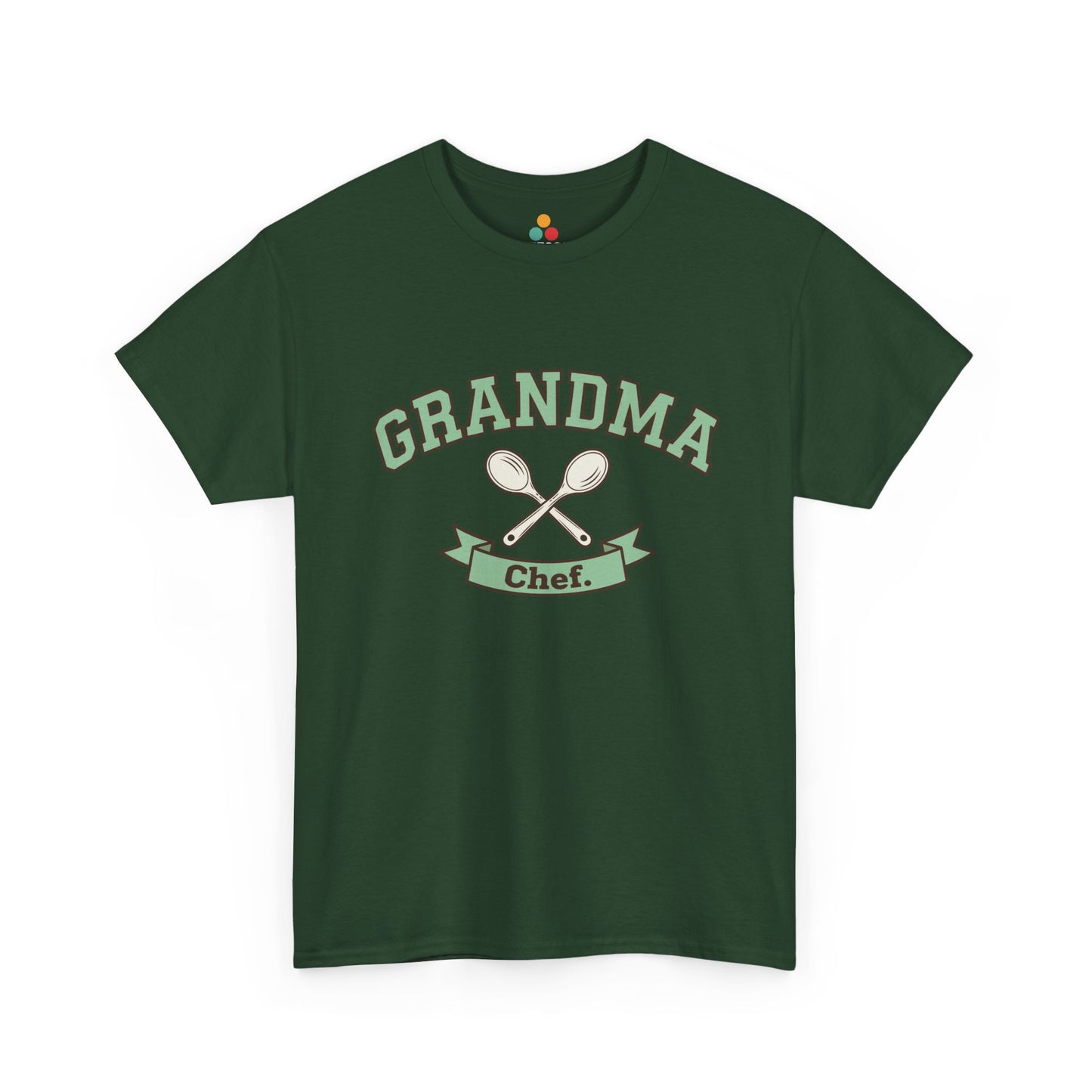 Grandma Chef T-Shirt – Retro Wooden Spoon Cooking Gift | TEEZOCA 