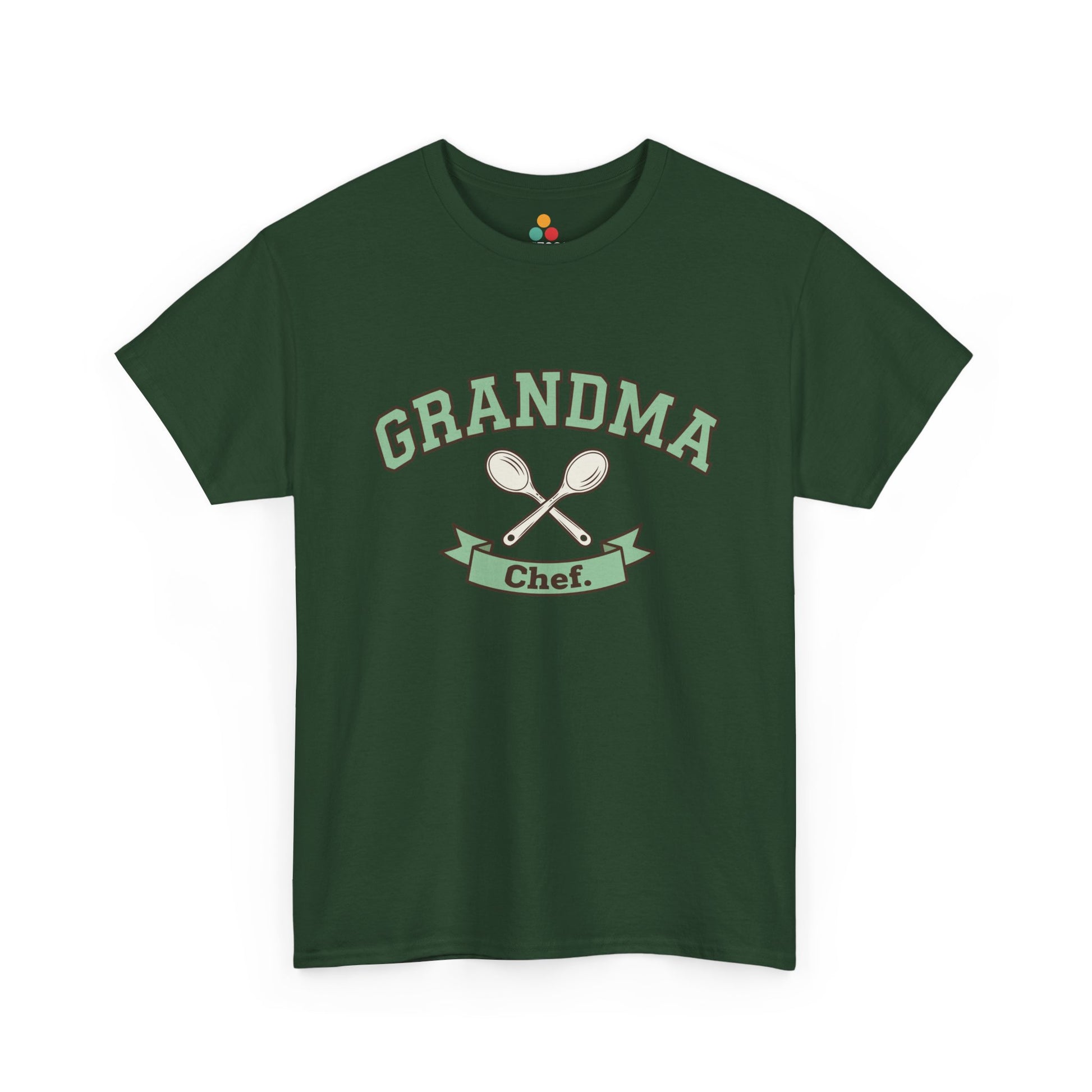 Grandma Chef T-Shirt – Retro Wooden Spoon Cooking Gift | TEEZOCA 