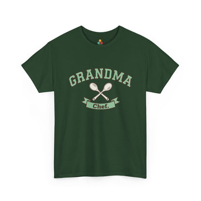 Grandma Chef T-Shirt – Retro Wooden Spoon Cooking Gift | TEEZOCA 