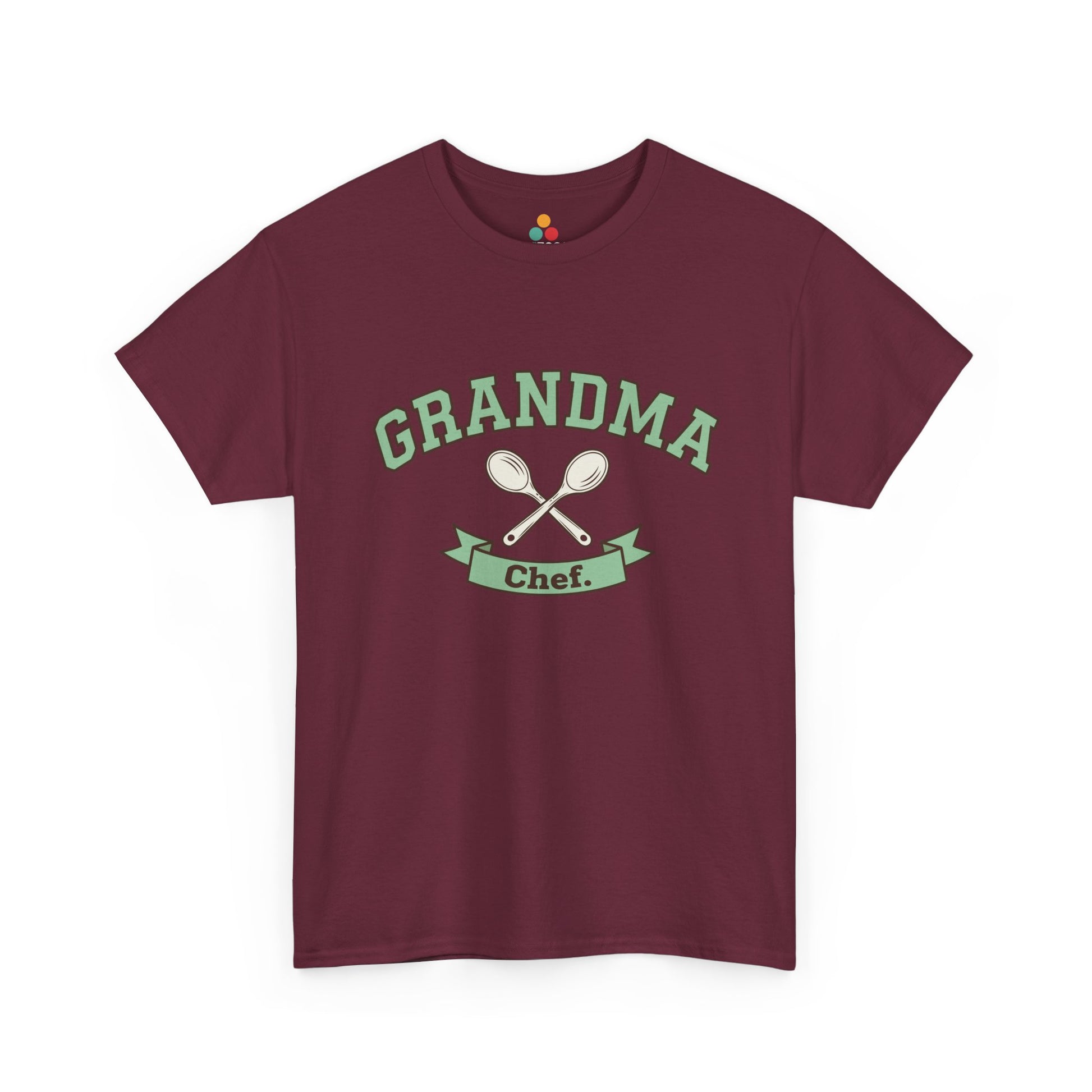 Grandma Chef T-Shirt – Retro Wooden Spoon Cooking Gift | TEEZOCA 