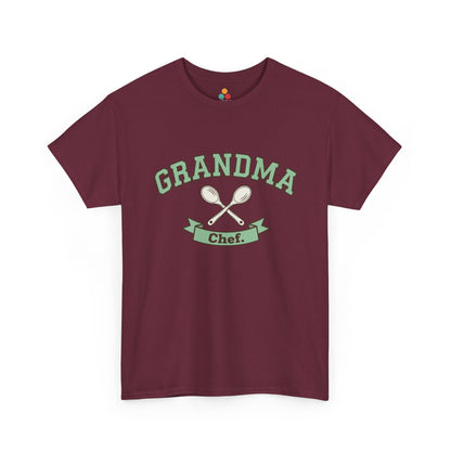 Grandma Chef T-Shirt – Retro Wooden Spoon Cooking Gift | TEEZOCA 