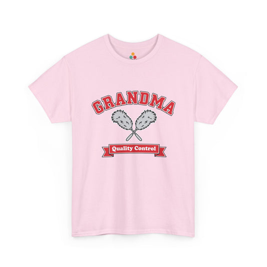 Grandma Quality Control Light PInk T-Shirt – Funny Household Humor Gift | TEEZOCA 