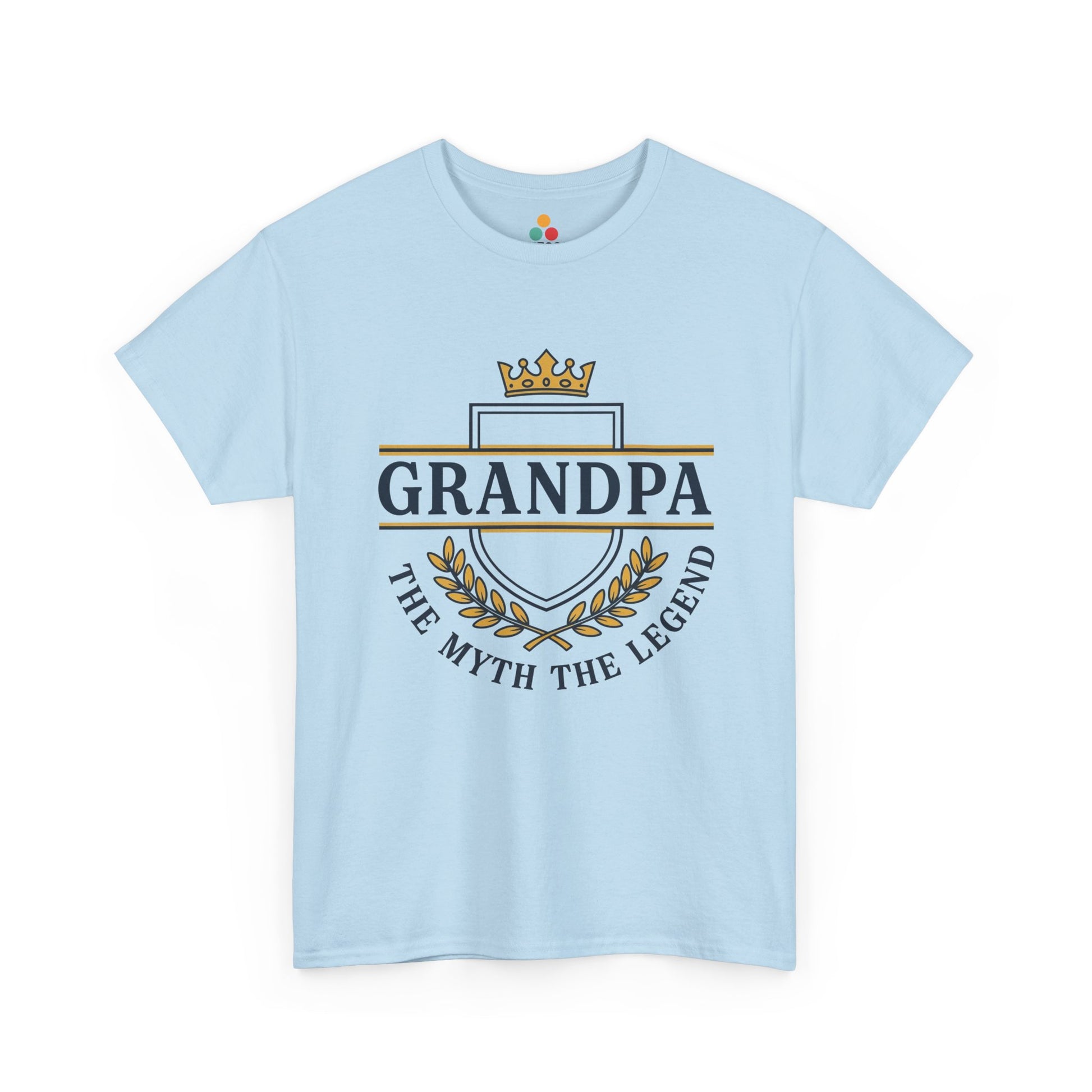 Grandpa The Myth The Legend light blue T-Shirt – Vintage Grandpa Gift | TEEZOCA 