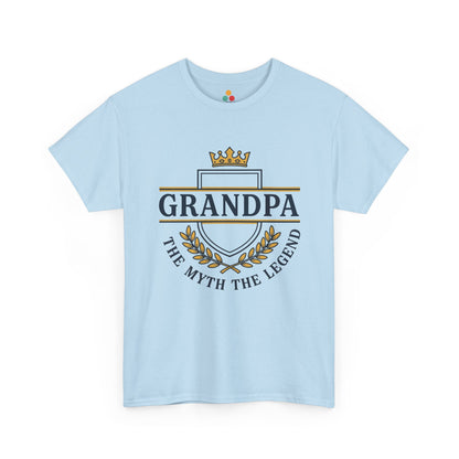Grandpa The Myth The Legend light blue T-Shirt – Vintage Grandpa Gift | TEEZOCA 