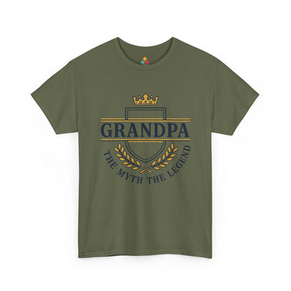Grandpa The Myth The Legend military green T-Shirt – Vintage Grandpa Gift | TEEZOCA 