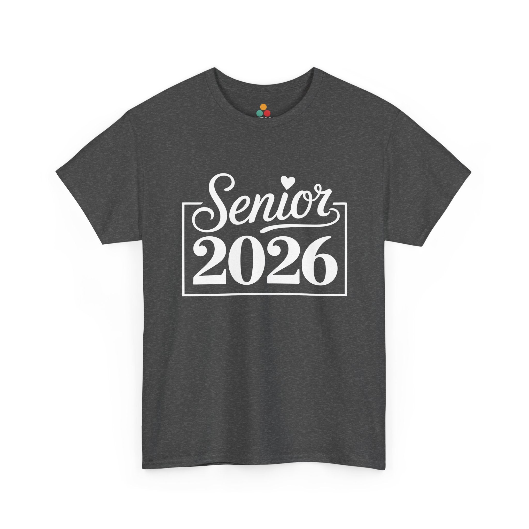 Gray TEEZOCA classic Senior 2026 graduation graphic t-shirt