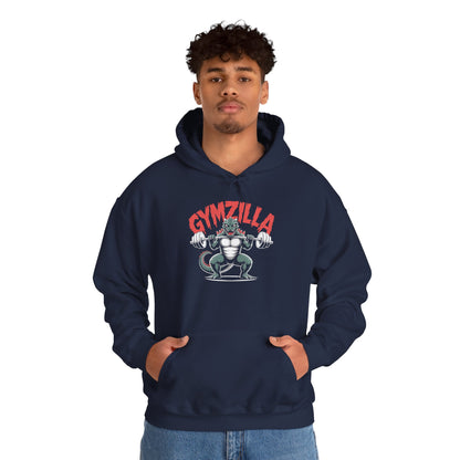 Gymzilla Powerlifting Unisex Heavy Blend Hoodie | TEEZOCA muscular monster gym design Unisex Heavy Blend Hoodie