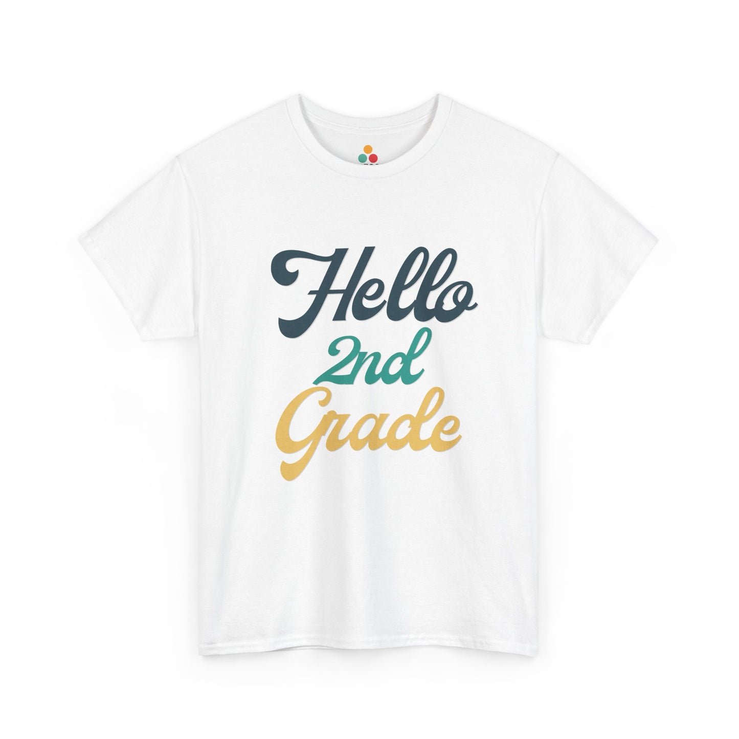 Hello 2nd Grade Retro Teacher T-Shirt – Back to School Gift for Teachers TEEZOCA