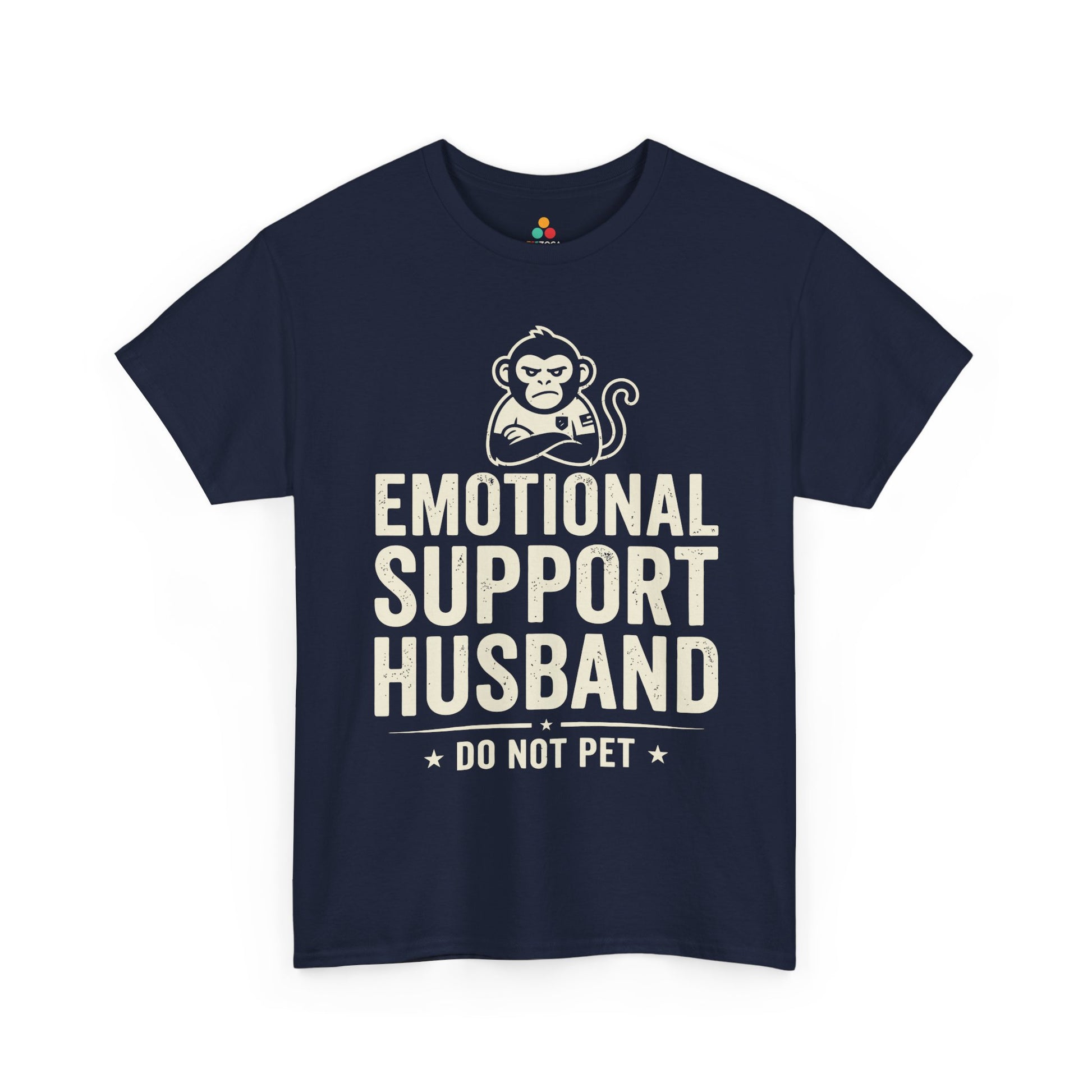 Emotional Support Husband Do Not Pet Funny Husband Unisex T-shirt | TEEZOCA 
