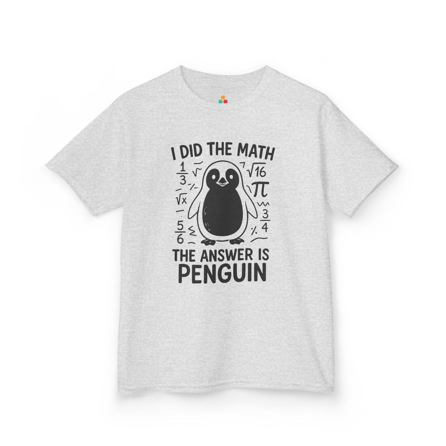 I Did The Math Penguin Funny School Unisex T-shirt | TEEZOCA math symbols penguin print Kids T-shirt

