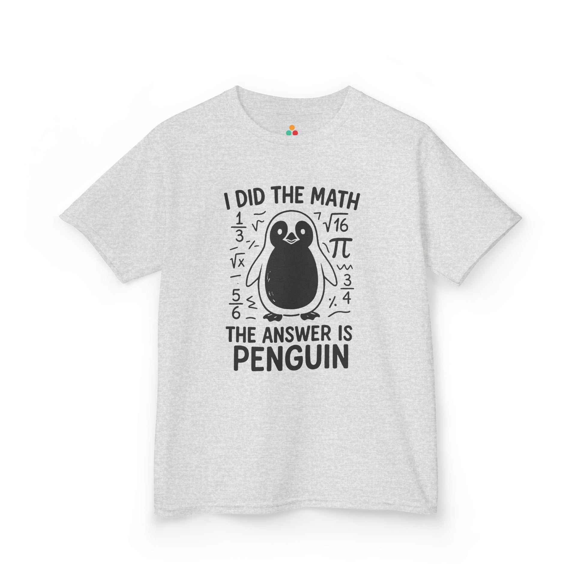 I Did The Math Penguin Funny School Unisex T-shirt | TEEZOCA math symbols penguin print Kids T-shirt
