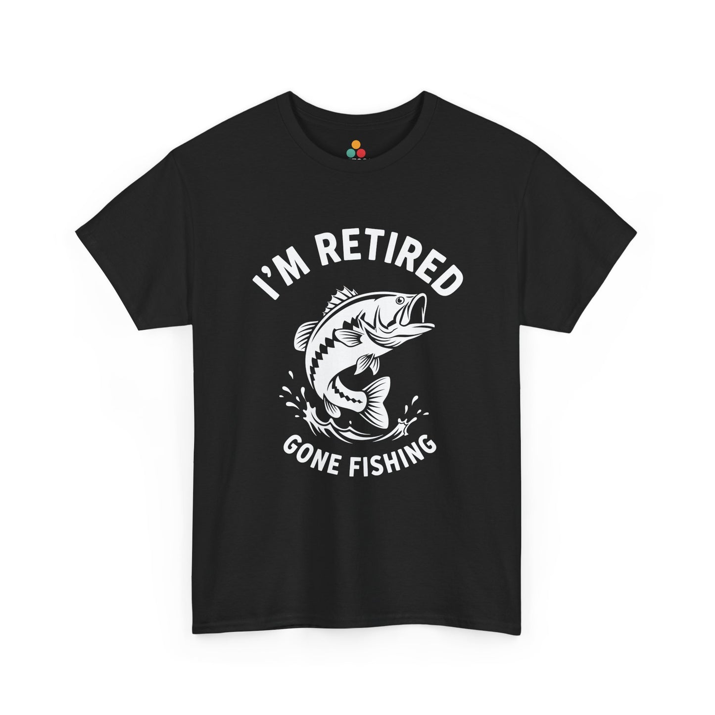 I'm Retired Gone Fishing T-Shirt – Funny Retirement Bass Gift | TEEZOCA 