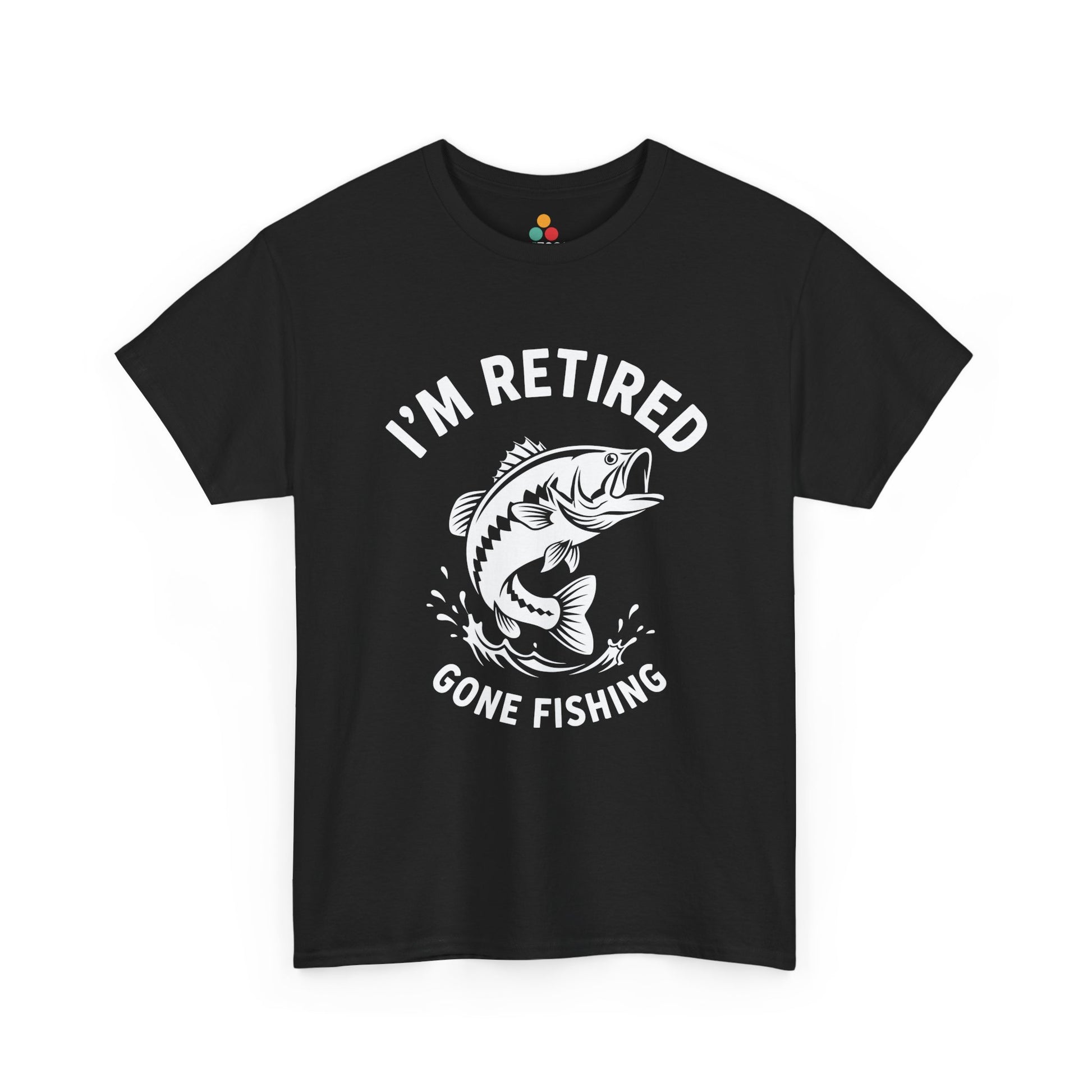 I'm Retired Gone Fishing T-Shirt – Funny Retirement Bass Gift | TEEZOCA 