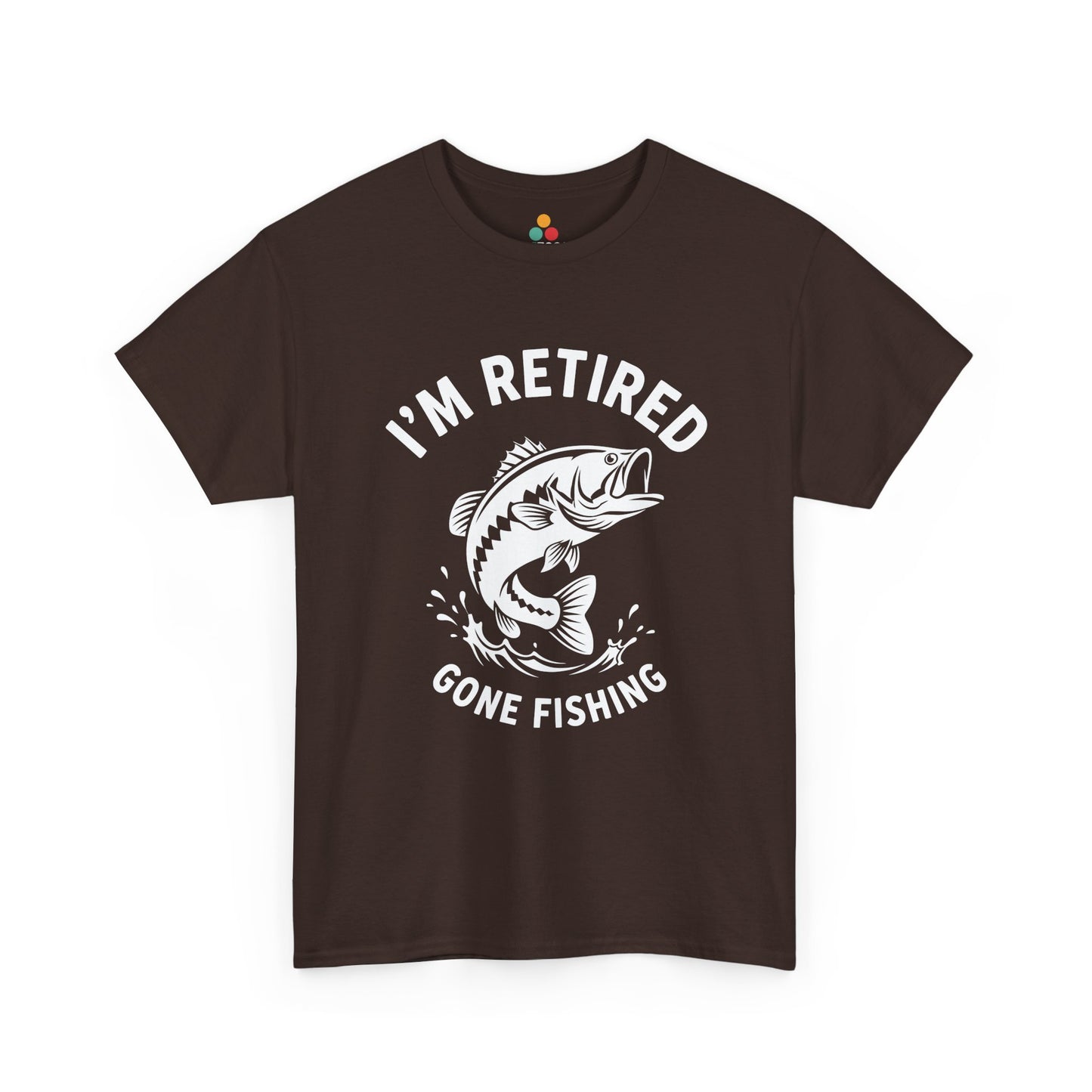 I'm Retired Gone Fishing T-Shirt – Funny Retirement Bass Gift | TEEZOCA 