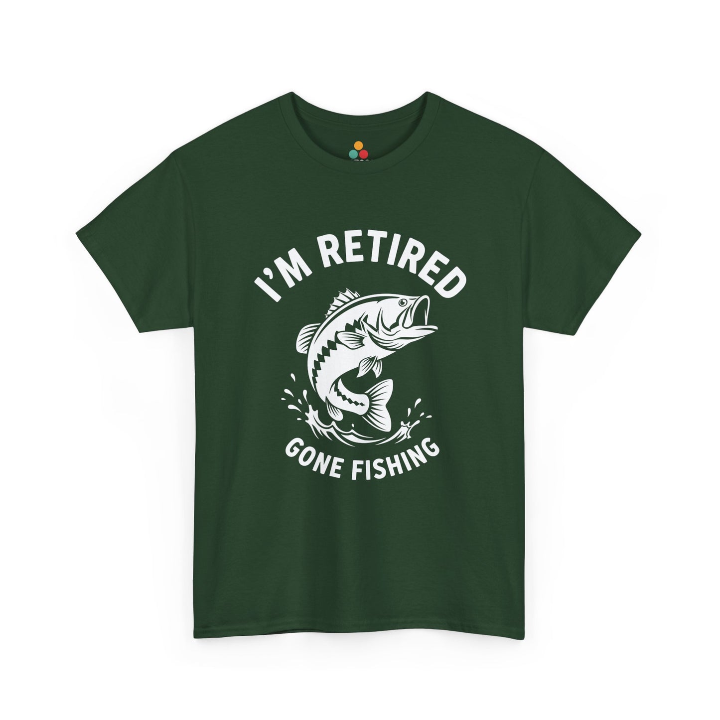 I'm Retired Gone Fishing T-Shirt – Funny Retirement Bass Gift | TEEZOCA 