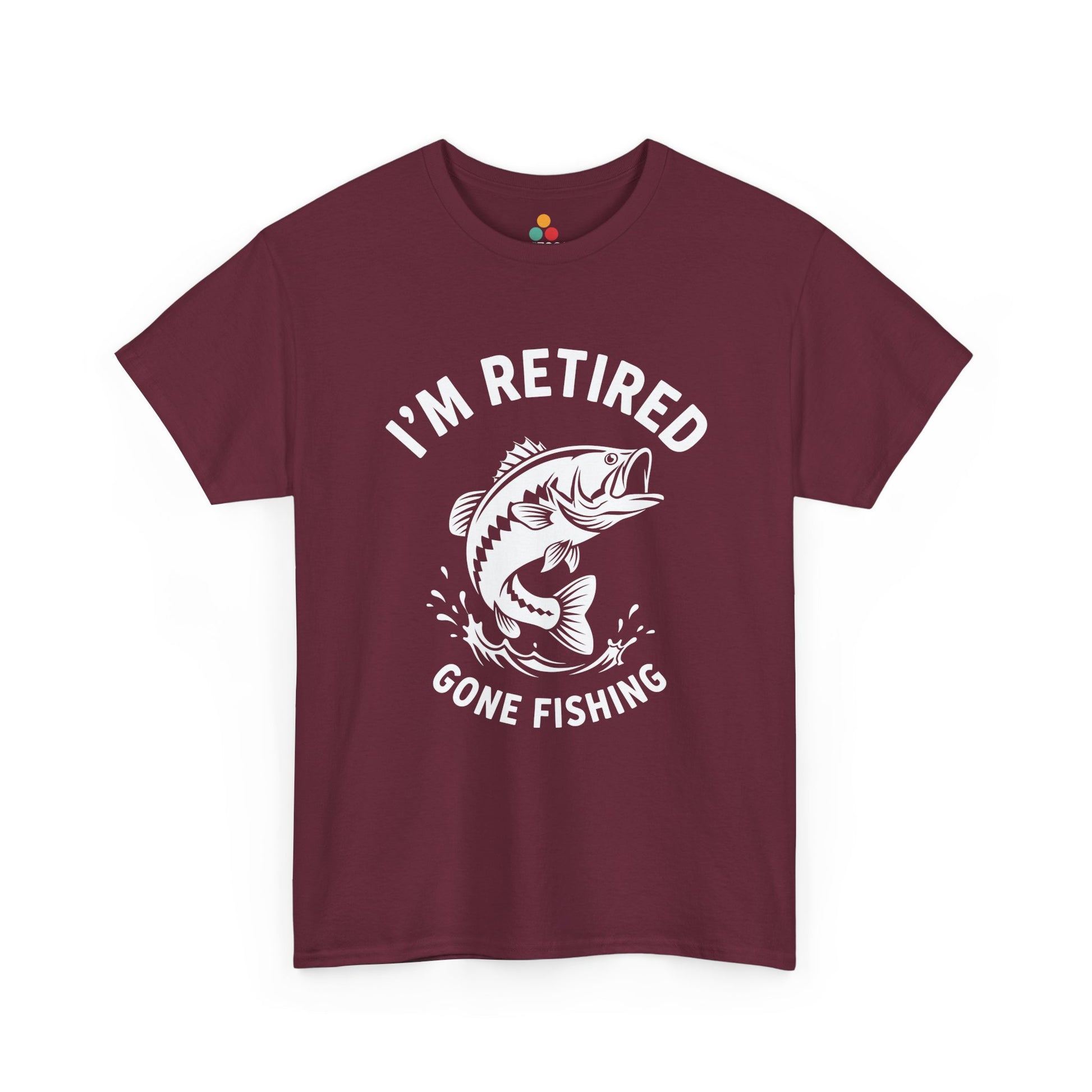 I'm Retired Gone Fishing T-Shirt – Funny Retirement Bass Gift | TEEZOCA 