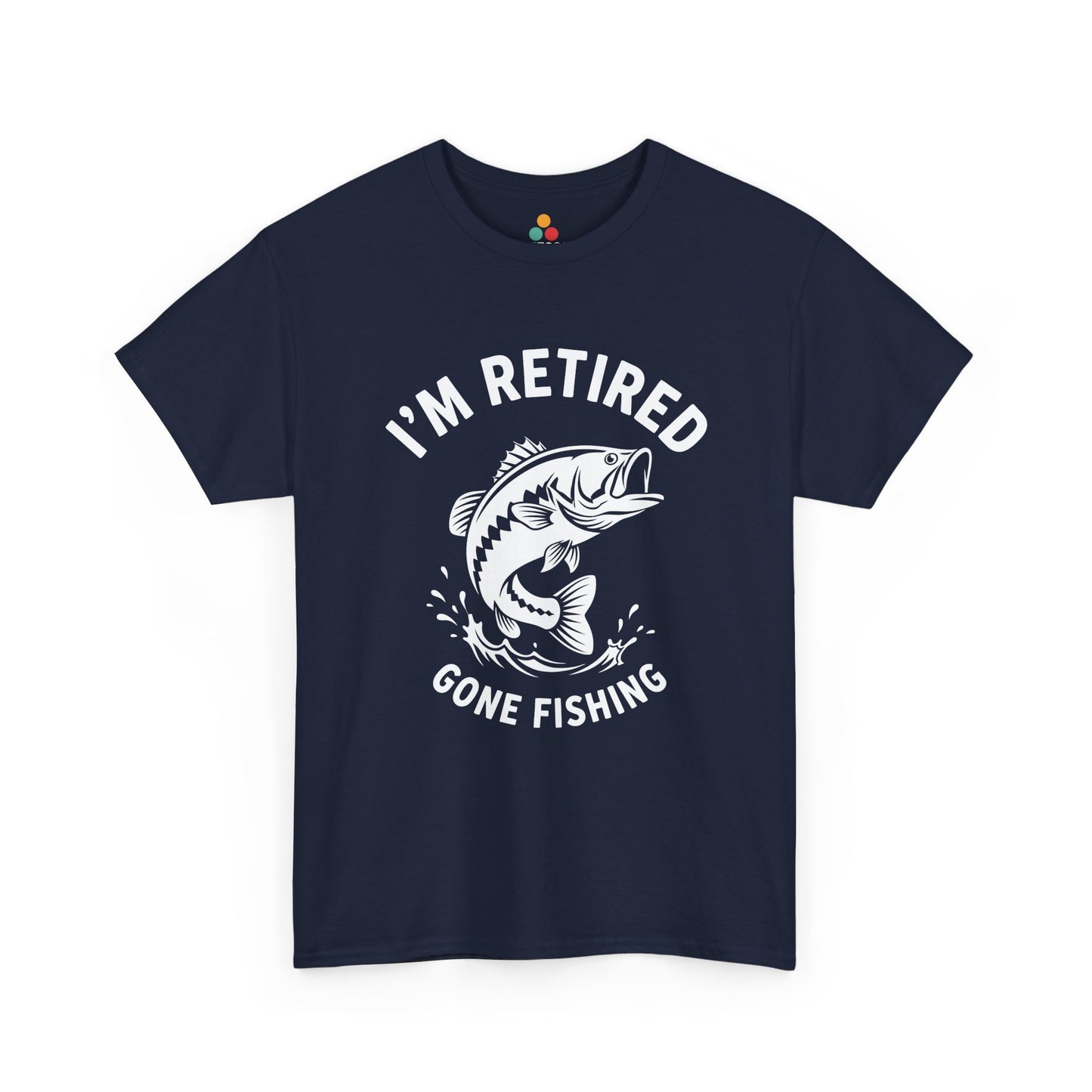 I'm Retired Gone Fishing T-Shirt – Funny Retirement Bass Gift | TEEZOCA 