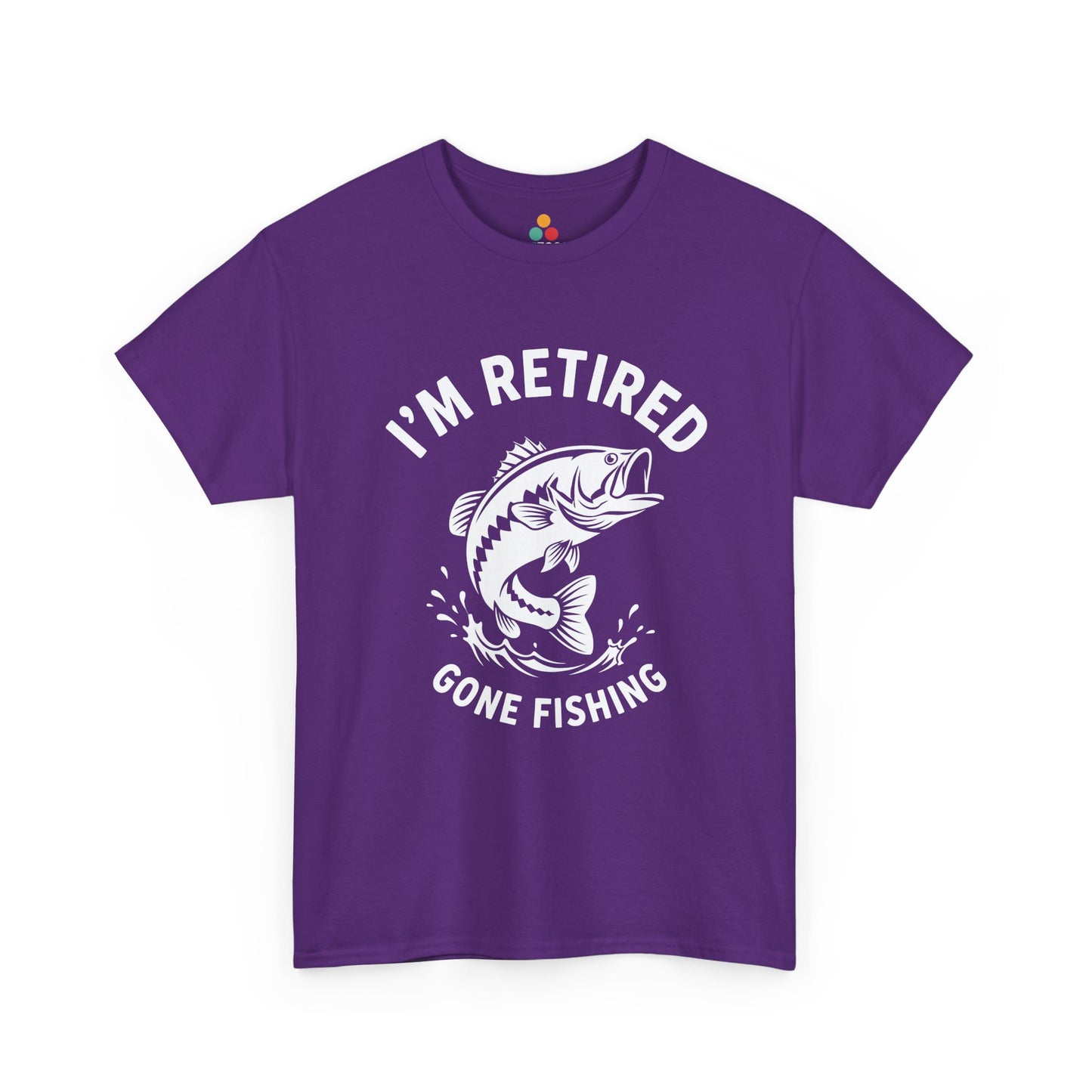 I'm Retired Gone Fishing T-Shirt – Funny Retirement Bass Gift | TEEZOCA 