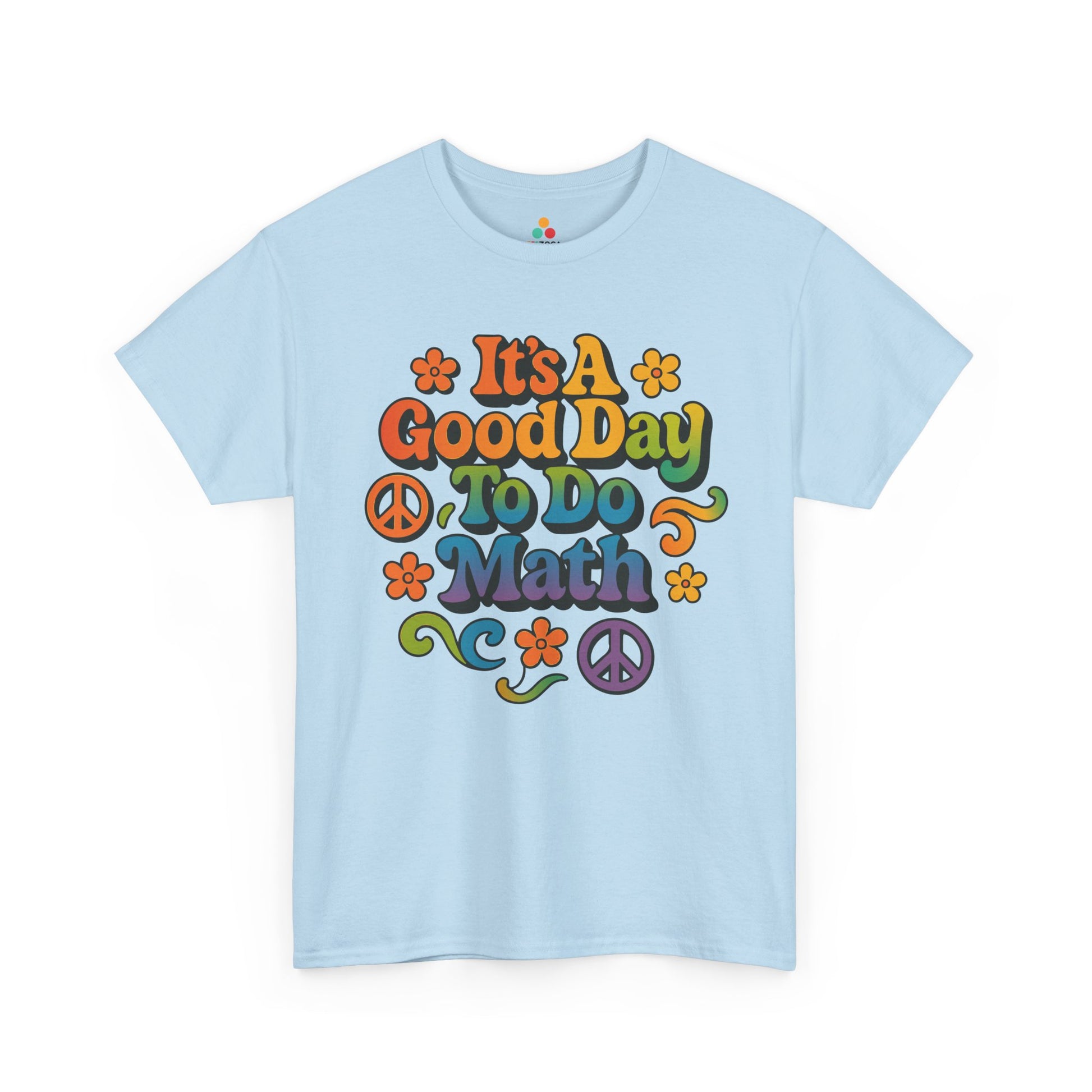 It’s A Good Day To Do Math Groovy Unisex T-shirt | TEEZOCA groovy floral math Unisex T-shirt