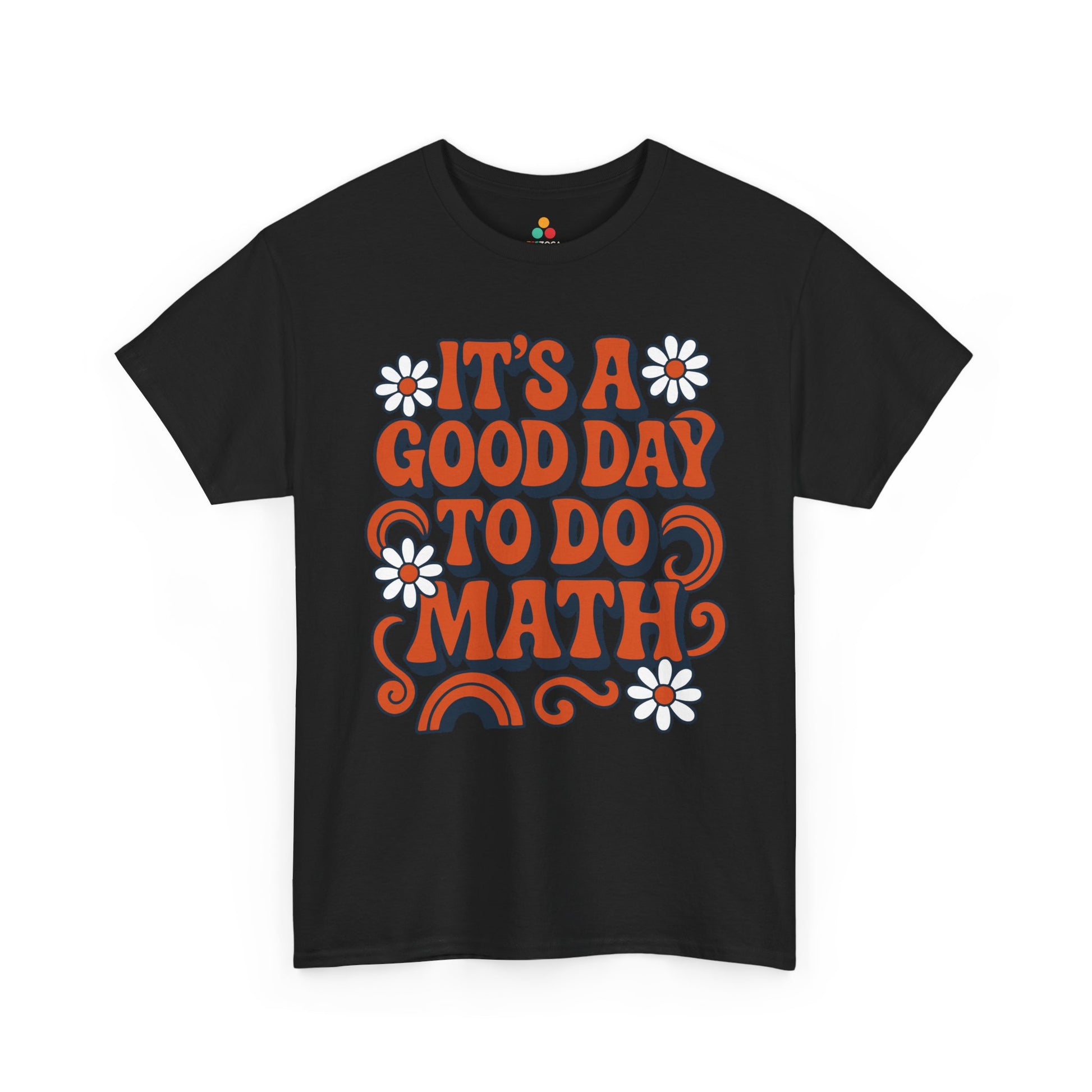 It’s A Good Day To Do Math Retro Unisex T-shirt | TEEZOCA STEM classroom retro floral shirt