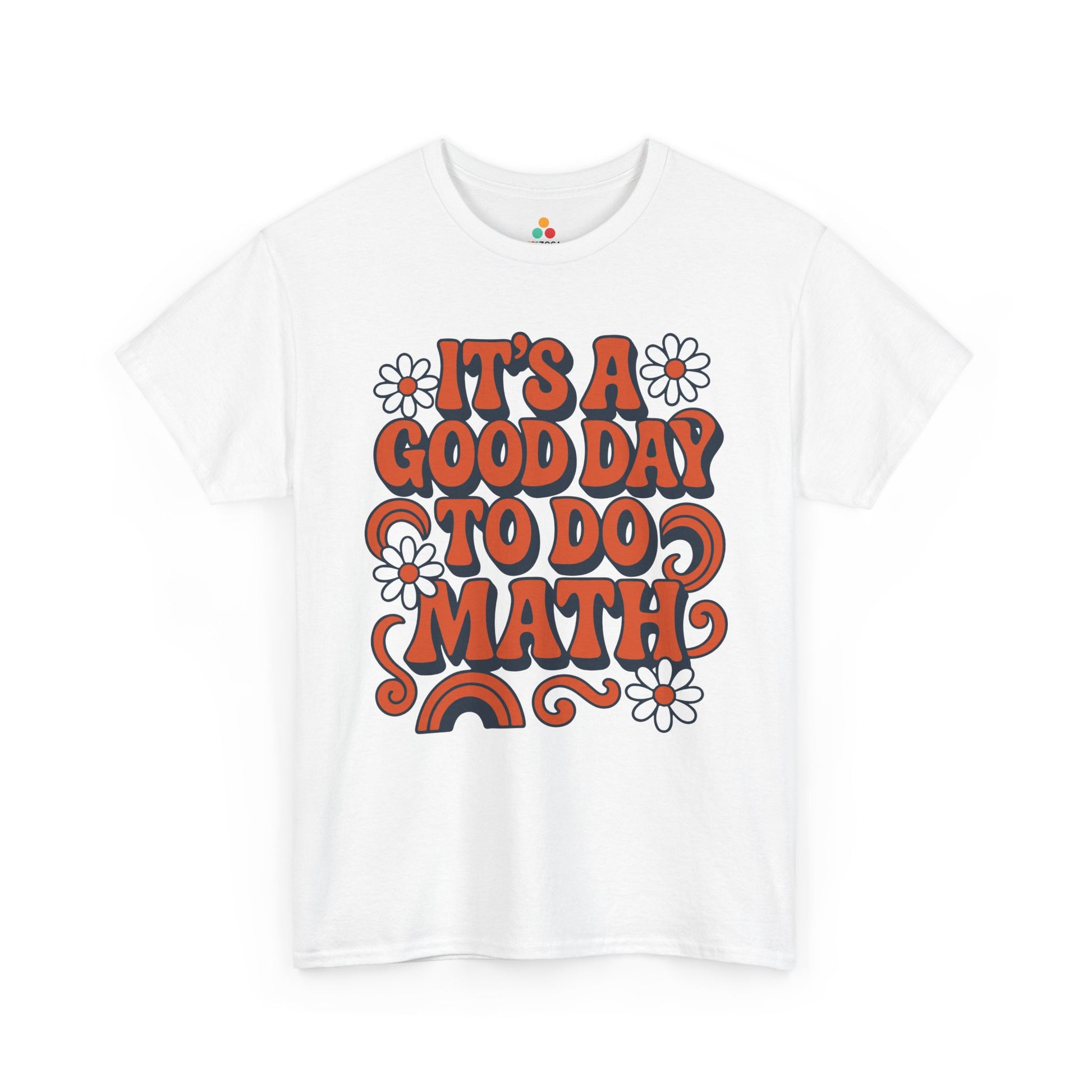 It’s A Good Day To Do Math Retro Unisex T-shirt | TEEZOCA groovy rainbow math teacher Unisex T-shirt