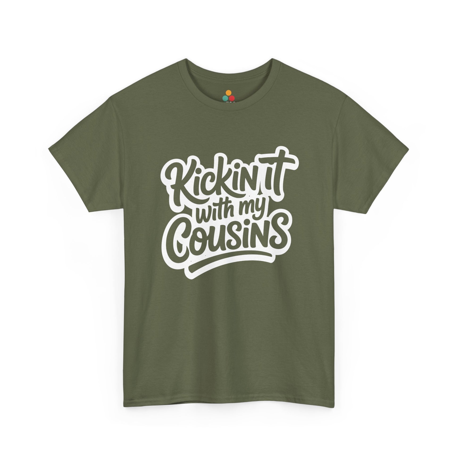 Kickin It With My Cousins T-Shirt – Funny Cousin Crew Tee for Boys and Girls | TEEZOCA 
