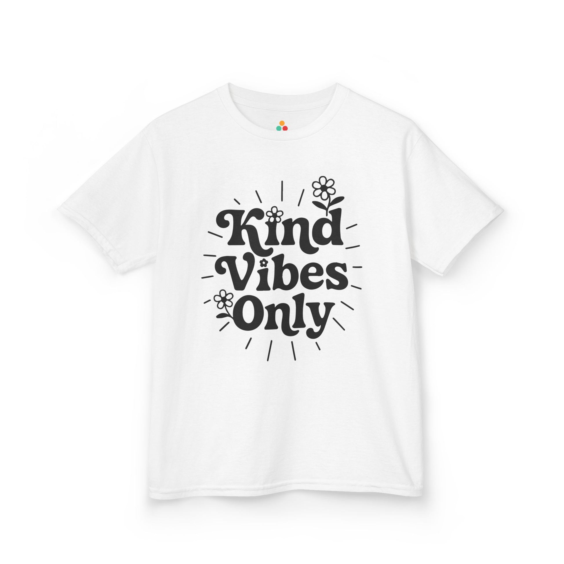 Kind Vibes Only Orange Unity Day Anti-Bullying Kids T-shirt | TEEZOCA orange anti-bullying kindness design Kids T-shirt