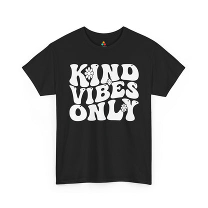Kind Vibes Only Unisex T-Shirt | Unity Day Kindness Anti-Bullying Tee | TEEZOCA streetwear Unisex T-shirt kind vibes only bold lettering