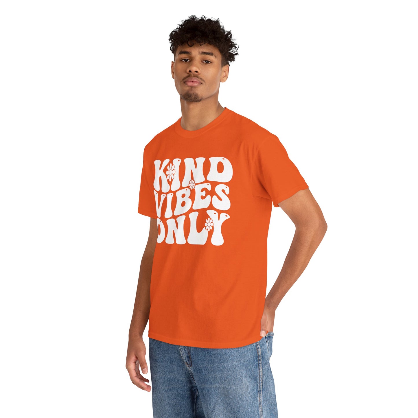 Kind Vibes Only Unisex T-Shirt | Unity Day Kindness Anti-Bullying Tee | TEEZOCA unity day Unisex T-shirt kind vibes only statement tee