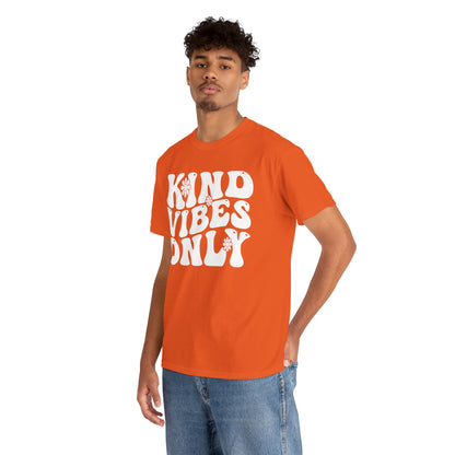 Kind Vibes Only Unisex T-Shirt | Unity Day Kindness Anti-Bullying Tee | TEEZOCA unity day Unisex T-shirt kind vibes only statement tee