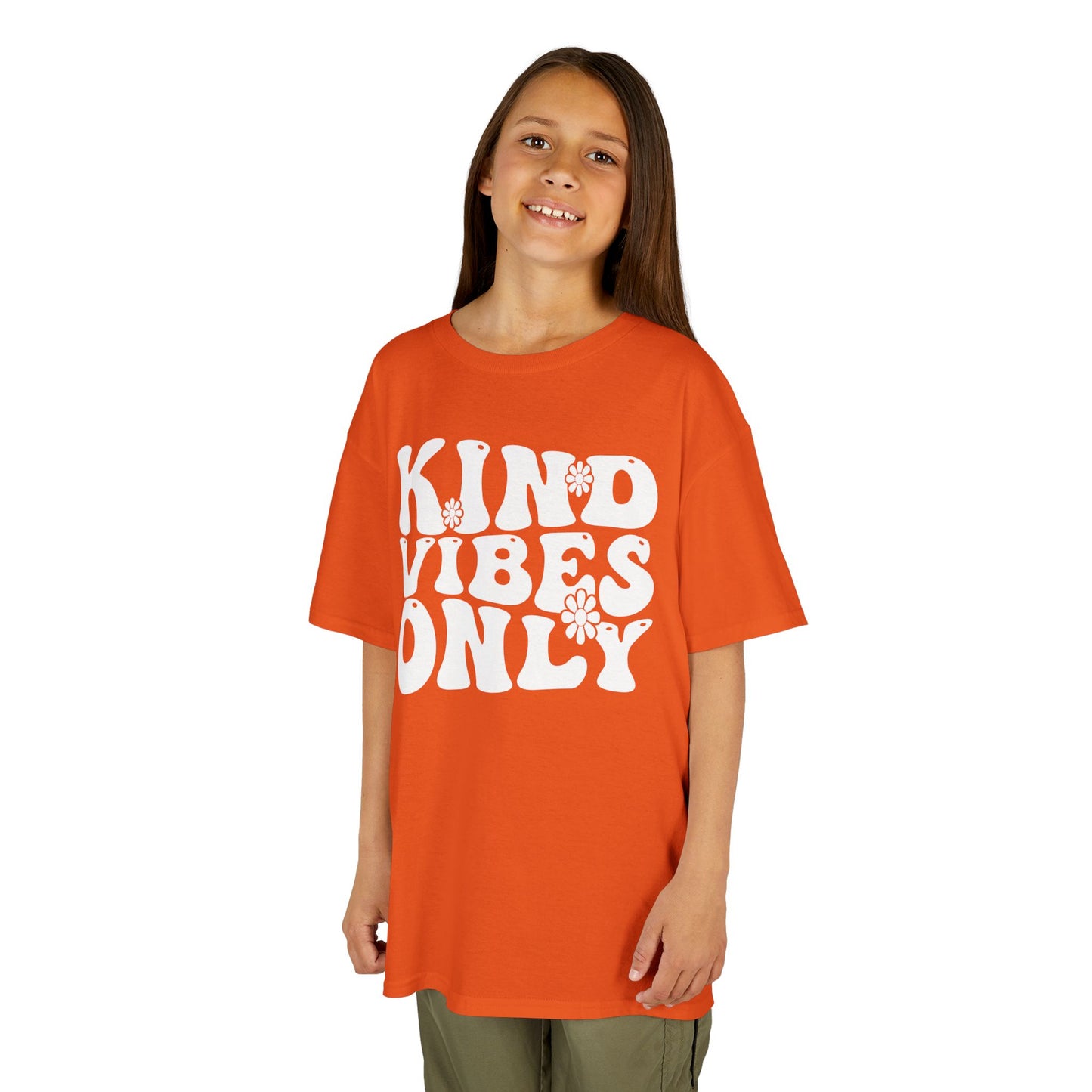 Kind Vibes Only Unisex T-shirt for Unity Day | TEEZOCA Unity Day kindness awareness graphic tee