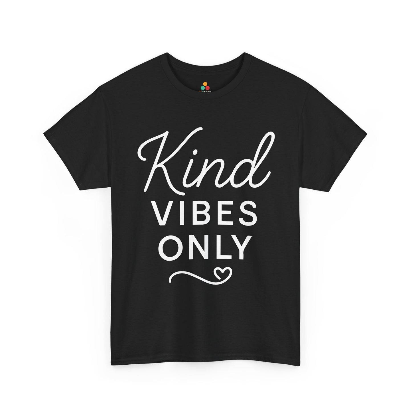 Kind Vibes Only Unity Day Orange Anti-Bullying Unisex T-shirt | TEEZOCA Be Kind anti-bullying Unisex T-shirt with positive vibes typography