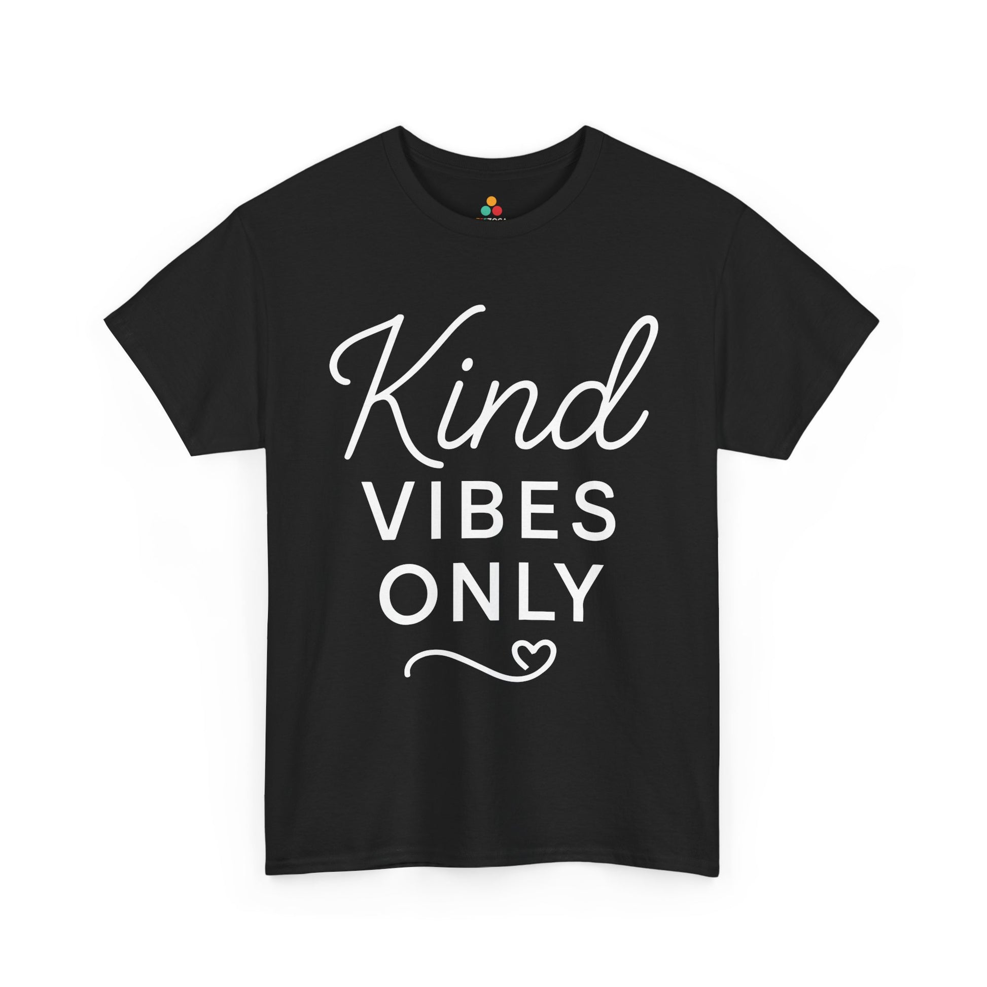 Kind Vibes Only Unity Day Orange Anti-Bullying Unisex T-shirt | TEEZOCA Be Kind anti-bullying Unisex T-shirt with positive vibes typography