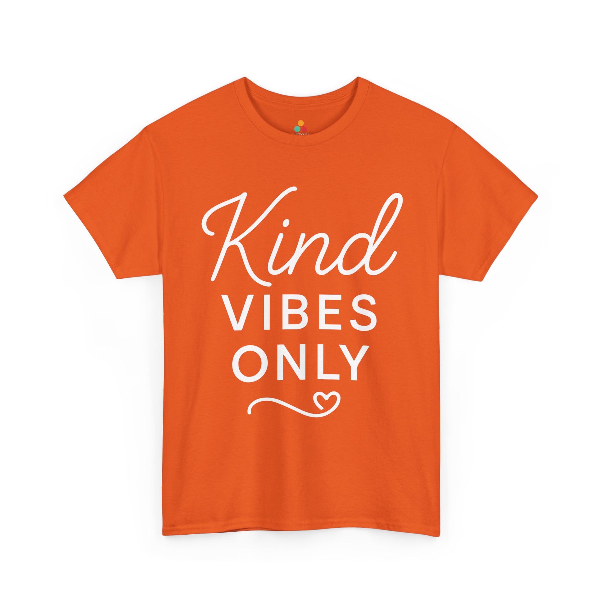 Kind Vibes Only Unity Day Orange Anti-Bullying Unisex T-shirt | TEEZOCA Kind Vibes Only Unisex T-shirt for Unity Day awareness