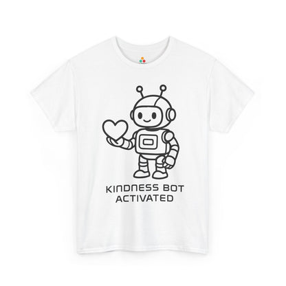 Kindness Bot Activated Unisex T-Shirt | Unity Day Kindness Message Tee | TEEZOCA unity and inclusion Unisex T-shirt kindness bot graphic