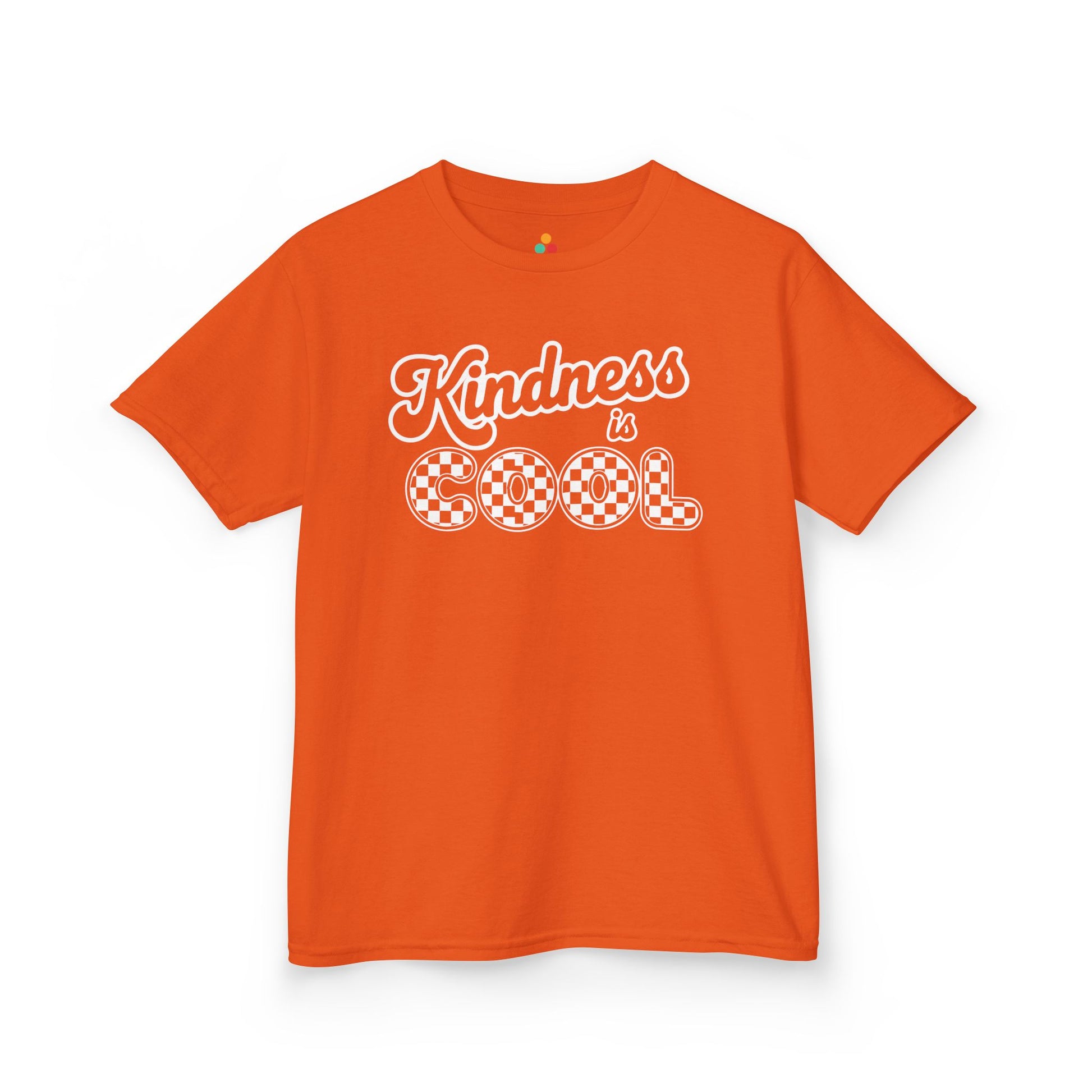 Kindness Is Cool Orange Unity Day Anti-Bullying Kids T-shirt | TEEZOCA Kindness Is Cool orange Unity Day Kids T-shirt