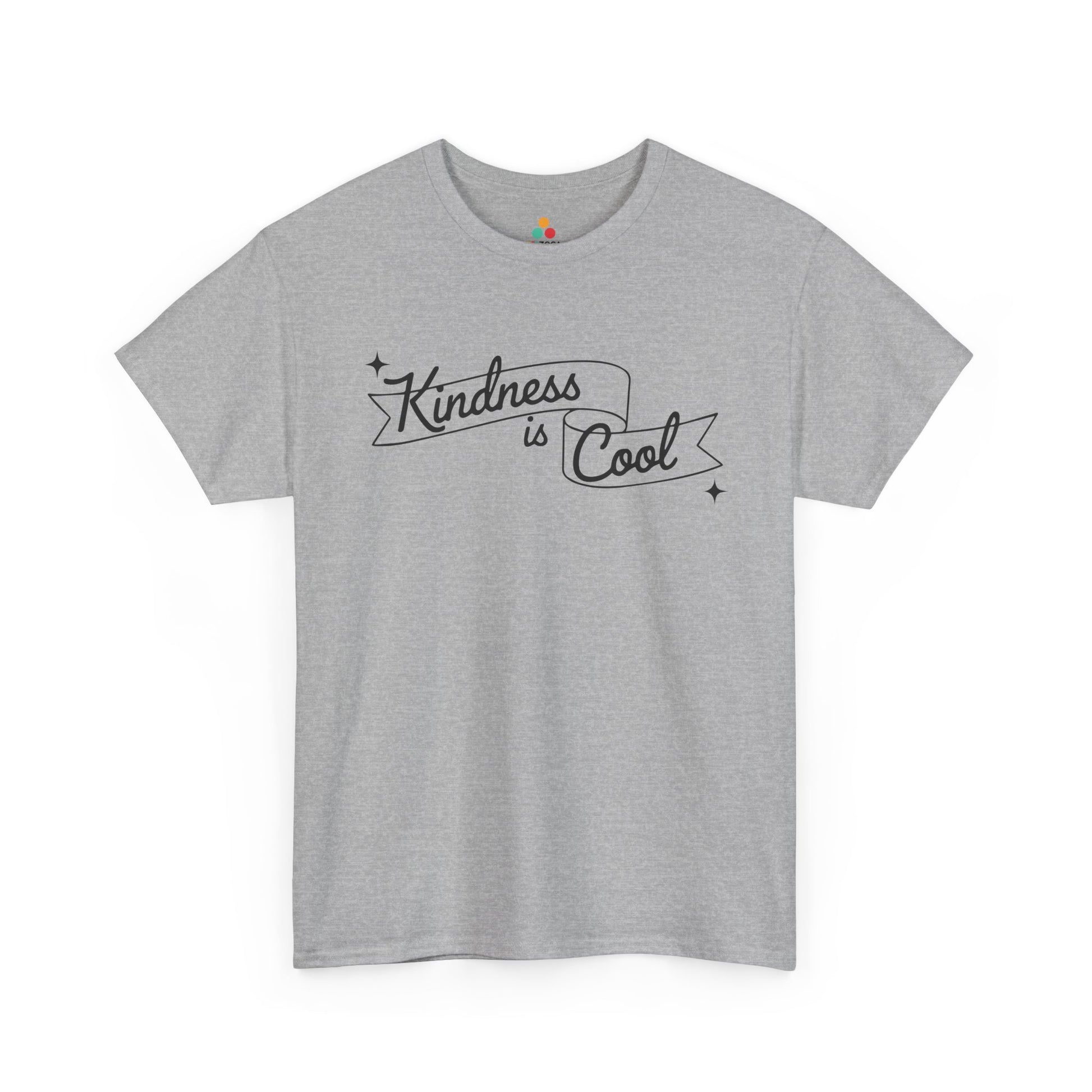 Kindness Is Cool Unisex T-Shirt | Unity Day Be Kind Positive Message Tee | TEEZOCA inclusive design Unisex T-shirt kindness is cool slogan