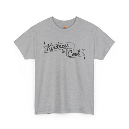 Kindness Is Cool Unisex T-Shirt | Unity Day Be Kind Positive Message Tee | TEEZOCA inclusive design Unisex T-shirt kindness is cool slogan