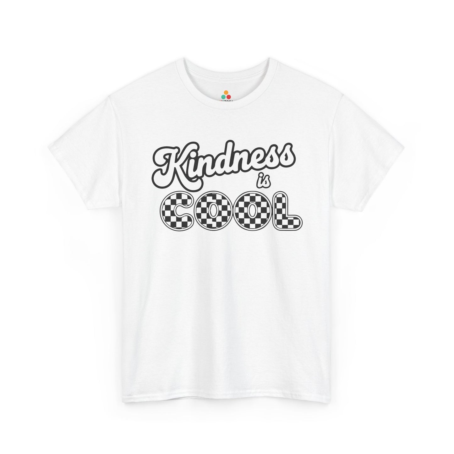 Kindness Is Cool Unisex T-Shirt | Unity Day Positive Message Tee | TEEZOCA inclusive design Unisex T-shirt kindness awareness theme