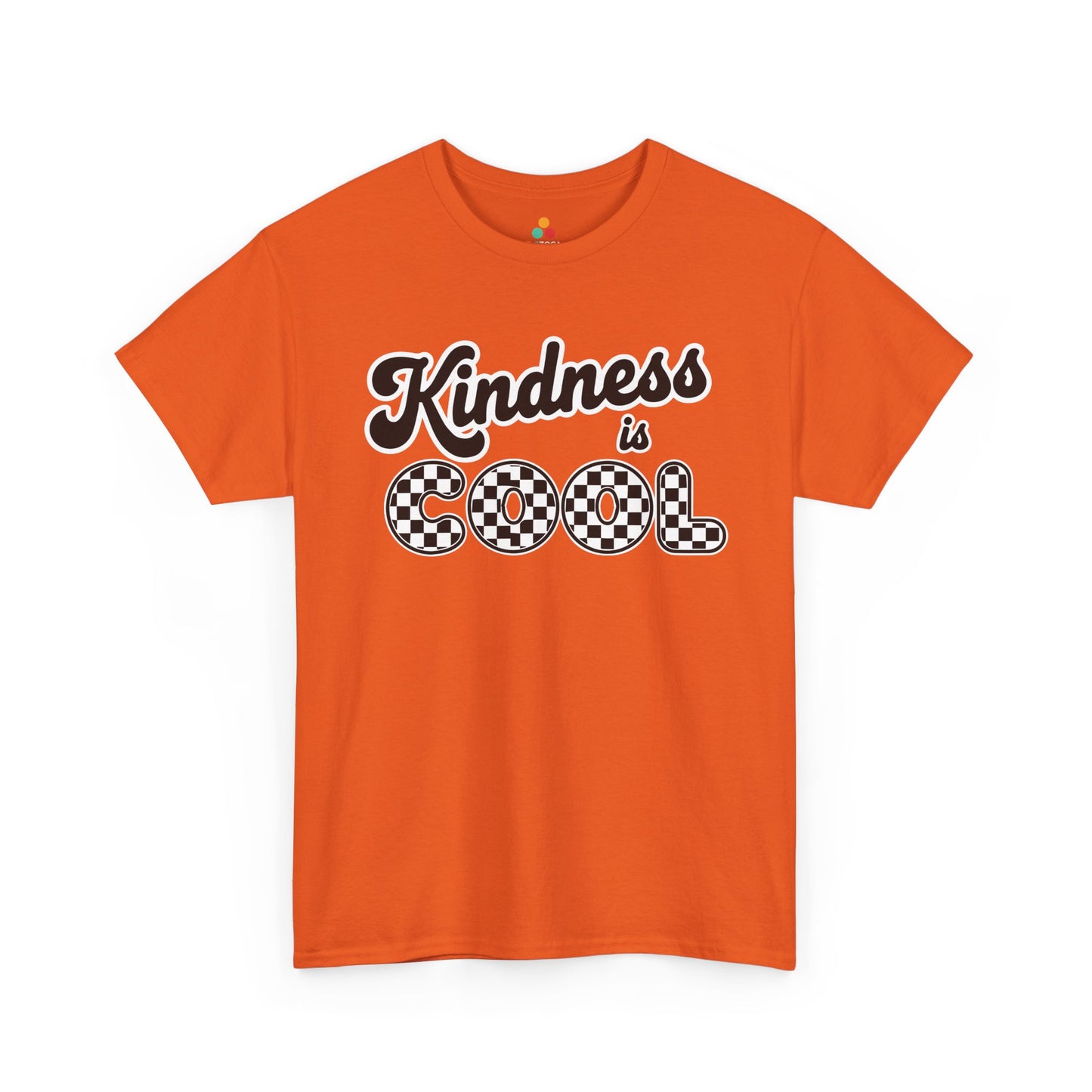 Kindness Is Cool Unisex T-Shirt | Unity Day Positive Message Tee | TEEZOCA kindness is cool Unisex T-shirt bold typography design