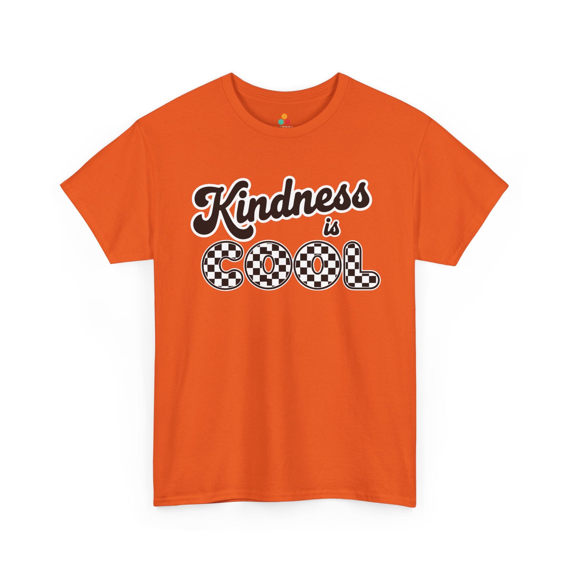 Kindness Is Cool Unisex T-Shirt | Unity Day Positive Message Tee | TEEZOCA kindness is cool Unisex T-shirt bold typography design