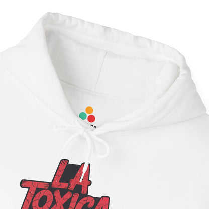 La Toxica Bold Lips Graphic Women Heavy Blend Hoodie | TEEZOCA 
