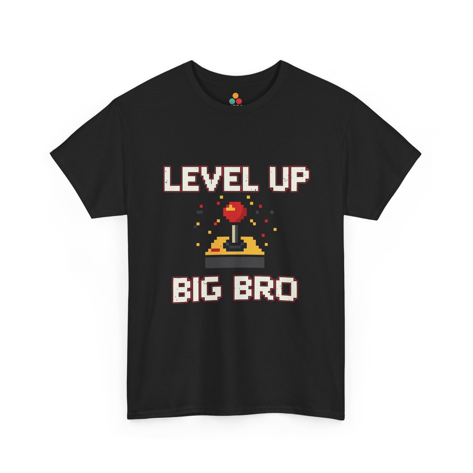 Level Up Big Bro Gamer T-Shirt – Retro Gaming Brother Gift | TEEZOCA 