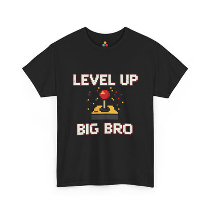 Level Up Big Bro Gamer T-Shirt – Retro Gaming Brother Gift | TEEZOCA 
