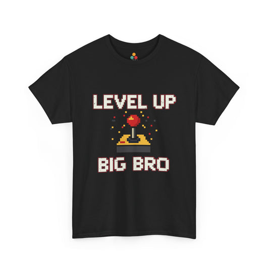Level Up Big Bro Gamer T-Shirt – Retro Gaming Brother Gift | TEEZOCA 