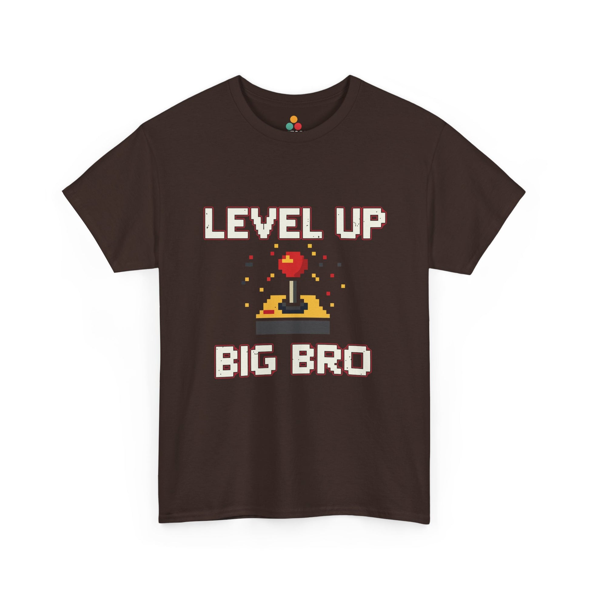Level Up Big Bro Gamer T-Shirt – Retro Gaming Brother Gift | TEEZOCA 