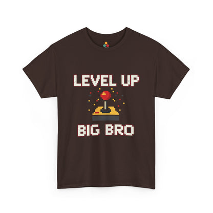Level Up Big Bro Gamer T-Shirt – Retro Gaming Brother Gift | TEEZOCA 